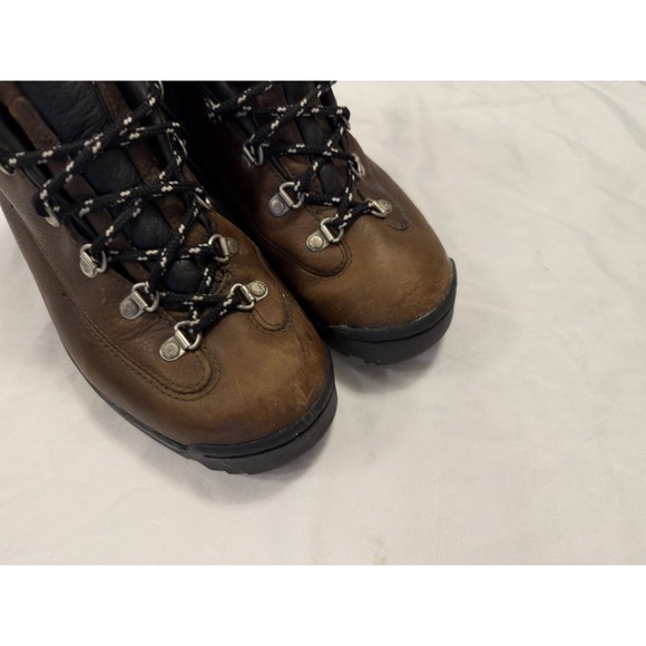 VINTAGE 1999 Nike AIR MINARETTE ACG Hiking Boots Brown Leather Women's 8 - Picture 3 of 11